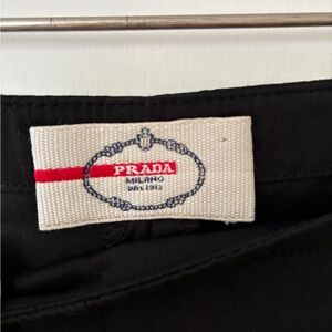Prada Elegant Black Trousers